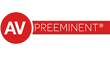 Red AV Preeminent logo representing a high legal rating.